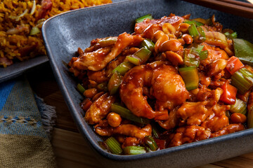 Kung Pao Chicken Shrimp