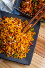 Kung Pao Chicken Shrimp