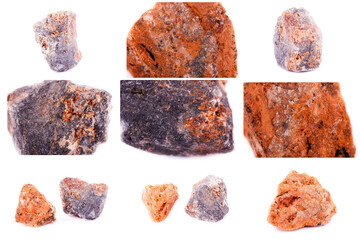 Collection of stone mineral sphalerite