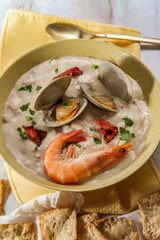 New England Clam Chowder Soup