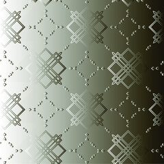  Pattern with a black-and-white gradient . Abstract metallic background 