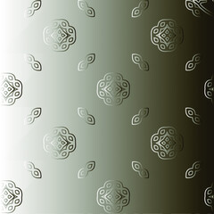  Pattern with a black-and-white gradient . Abstract metallic background 