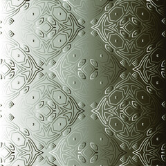  Pattern with a black-and-white gradient . Abstract metallic background
