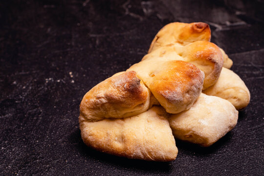 homemade bread called corderito and criollos de fat typical and traditional of cordoba argentina