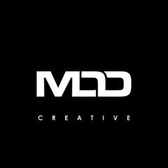 MDD Letter Initial Logo Design Template Vector Illustration