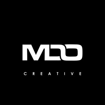 MDO Letter Initial Logo Design Template Vector Illustration