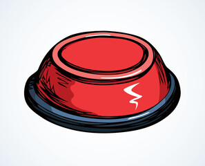 Button. Vector drawing