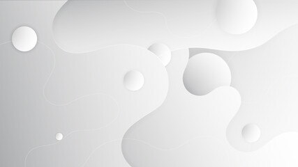Premium white abstract background with overlap layer
