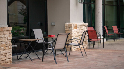 outdoor seating area 