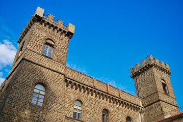 Fototapeta na wymiar Medieval Castle in Rocca Priora - Italy