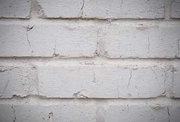 old white painted brick wall abstract texture