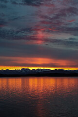Alaska Sunrise Reflection