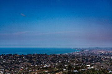 view of the city of Kobuleti, Adjara, Georgia