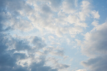 Blue sky background