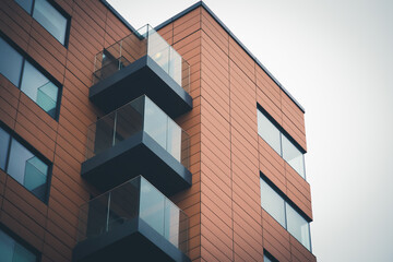 Architectural shots of buildings in Ocean Village, Southampton