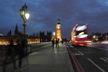 London at night