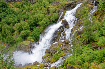 Norway - Jostedalsbreen National Park - Waterfall