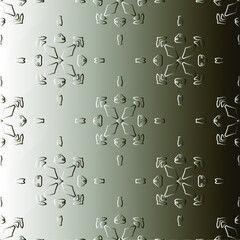  Pattern with a black-and-white gradient . Abstract metallic background 