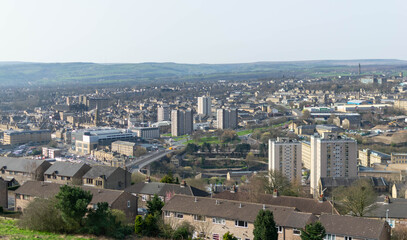 Obraz premium View of Halifax in West Yorkshire