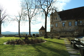 castle in the village