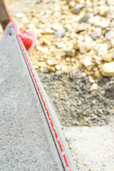 Randsteine betonieren 