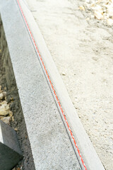 Randsteine betonieren 