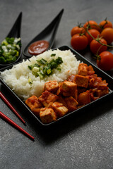 (Dau Sot Ca Chua) Vietnamese Cuisine, Tofu with Tomato Sauce