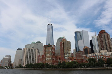 Fototapeta premium City skyline - New York - freedom tower