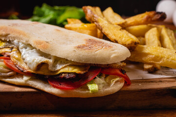 Argentine style tenderloin with fries