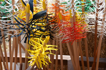 asian bow, &ccedil;ubuk, etnik spor, geleneksel ok&ccedil;uluk, geleneksel yay, ok, ok&ccedil;uluk, renkli &ccedil;ubuk, renkli ok u&ccedil;ları, turkish bow, yay