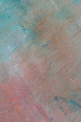 abstract creative background: multicolored blurred spots of colored primer when toning the canvas,...