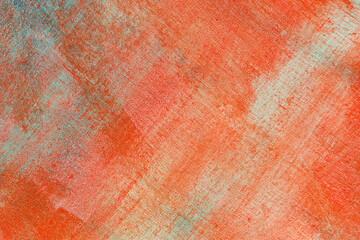 abstract creative background: multicolored blurred spots of colored primer when toning the canvas,...