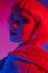 attractive fashion girl