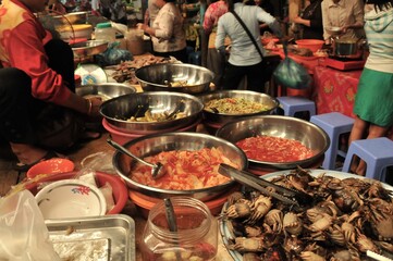 Obraz premium シェムリアップ、オールドマーケット