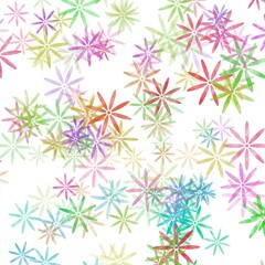 The abstract art design background of flower paint by watercolor