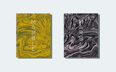 Liquid marble texture. Fluid art. Liquid dynamic gradient waves. Colorful abstract background suitable for design covers, presentation, invitation, flyers, annual reports, posters and business cards. 