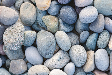 Fototapeta na wymiar pebbles sea texture
