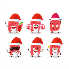 Santa Claus emoticons with sirloin cartoon character