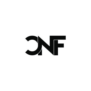 cnf letter original monogram logo design