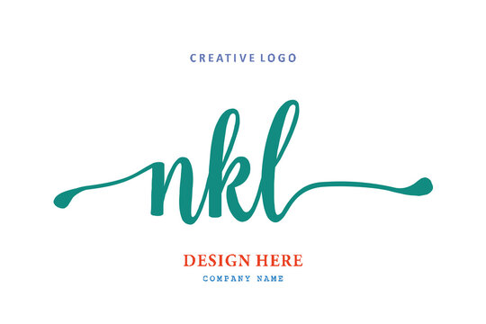 NKL lettering logo is simple, easy to understand and authoritative