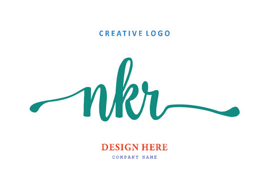 NKR lettering logo is simple, easy to understand and authoritative