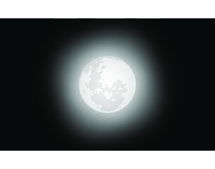 moon vector illustration image free scale