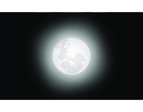 moon vector illustration image free scale