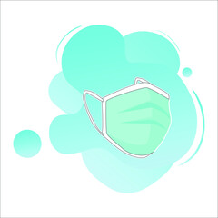 Mask vector illustration image