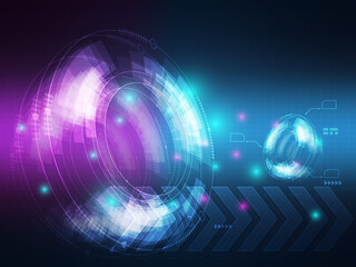 abstract technology hi tech data transfer communication background