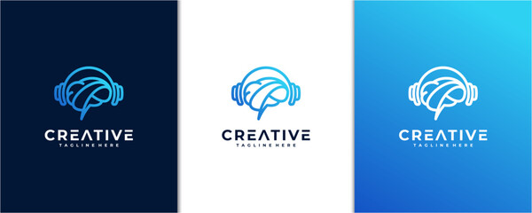 abstract logo smart music logo inspiration