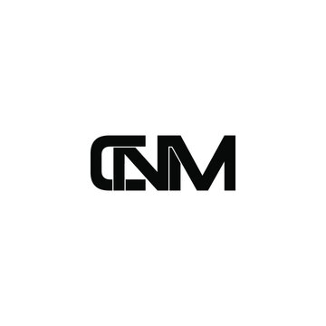cnm letter original monogram logo design
