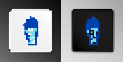 Obraz premium Line Hand with psoriasis or eczema icon isolated on grey background. Concept of human skin response to allergen or chronic body problem. Colorful outline concept. Vector