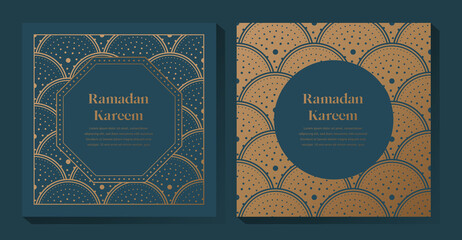 Ramadan Kareem Greeting Card Design