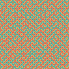 Abstract Geometric Pattern generative computational art illustration